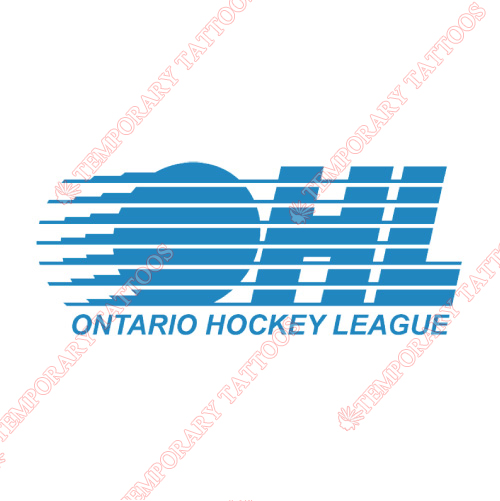 Ontario Hockey League Customize Temporary Tattoos Stickers NO.7353